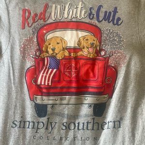 SIMPLY SOUTHERN short sleeve tee (small)